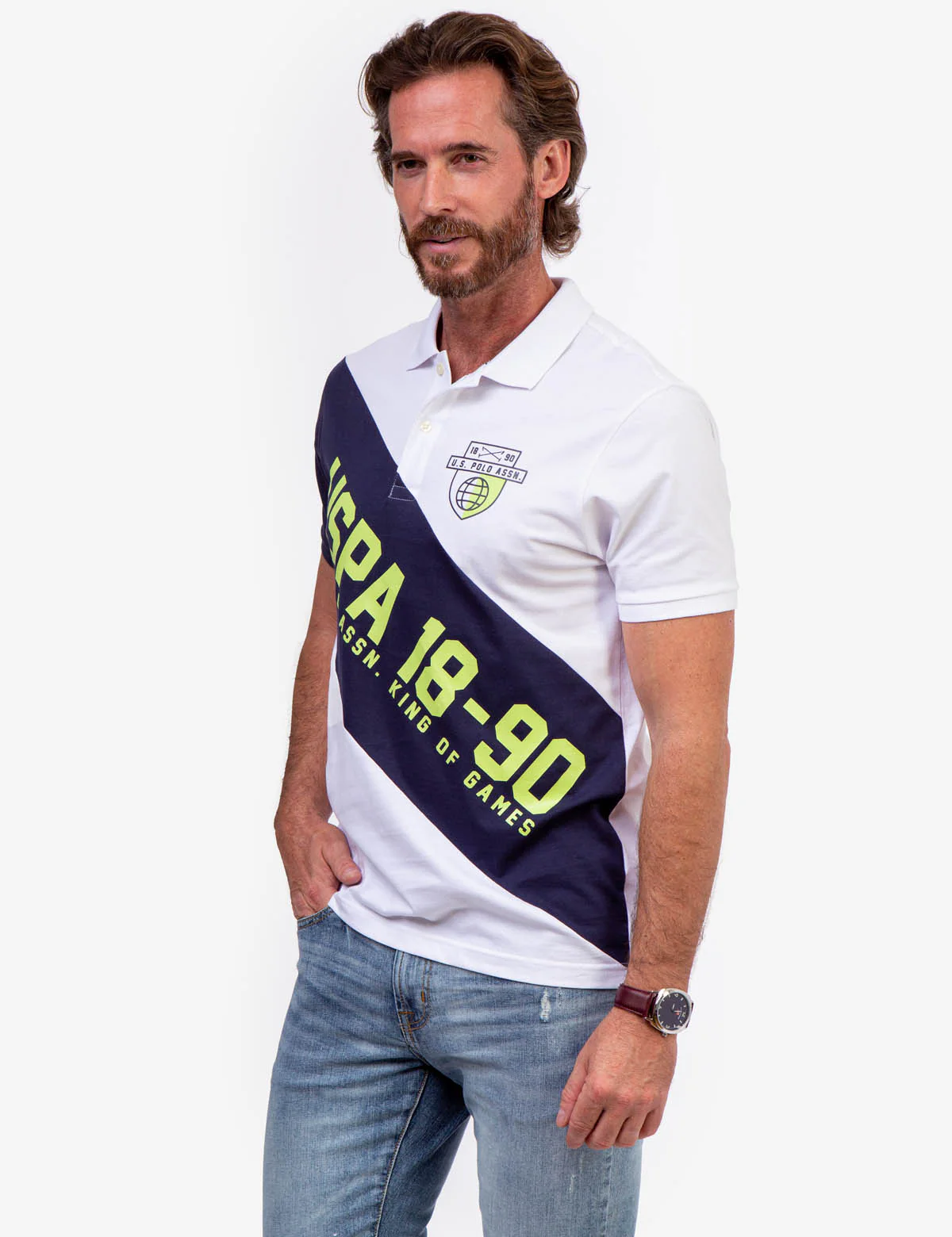 USPA SASH JERSEY POLO SHIRT - Image 7