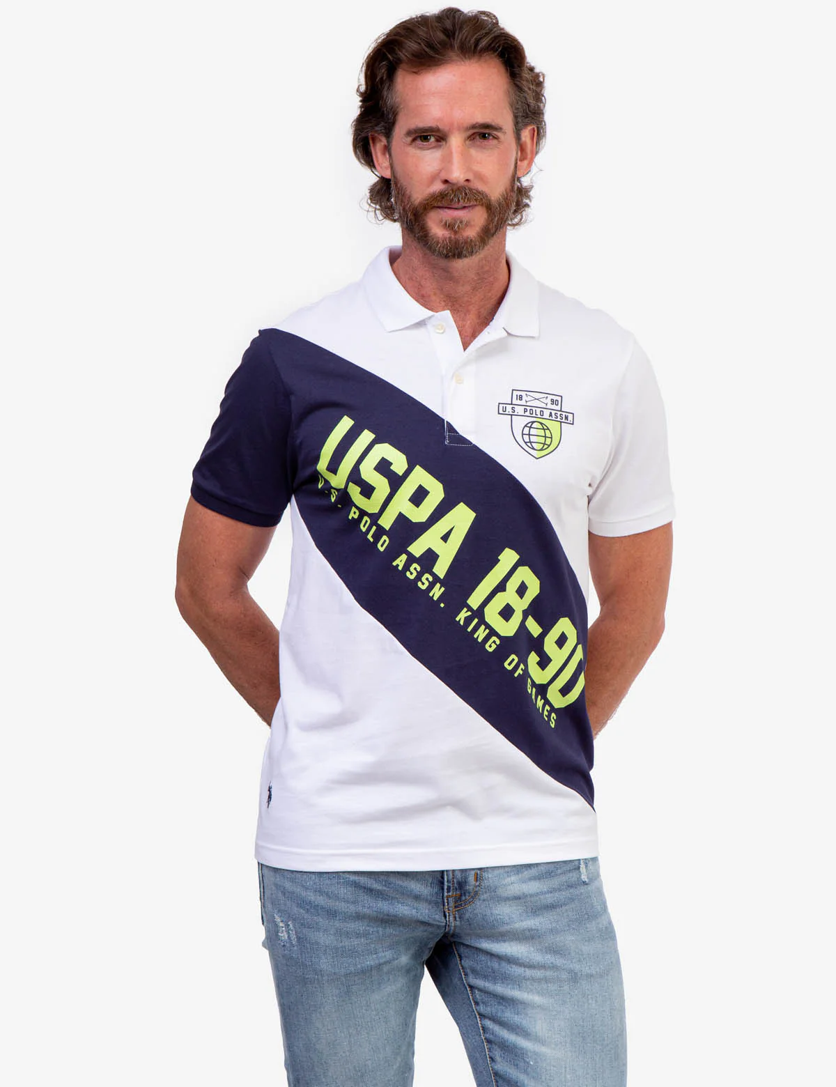 USPA SASH JERSEY POLO SHIRT - Image 9