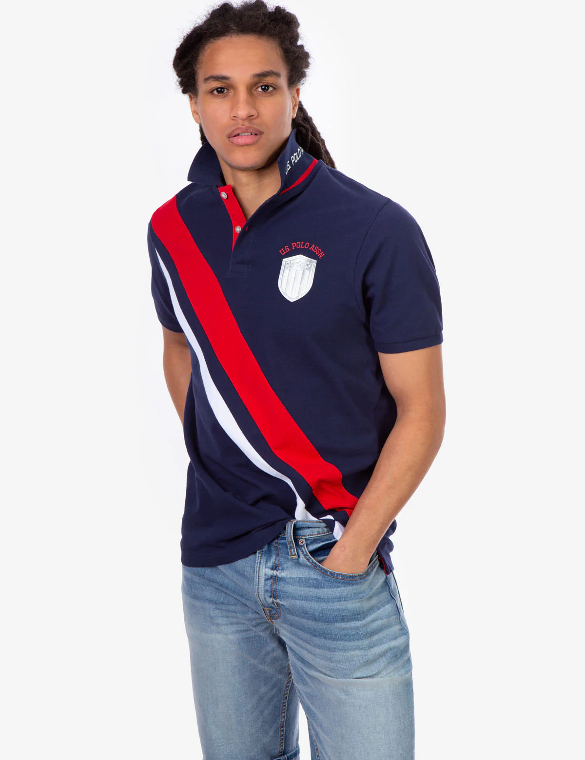 USPA SASH PIQUE POLO SHIRT
