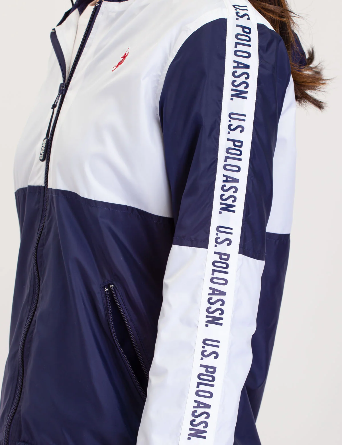 USPA SIDE TAPING HOODED WINDBREAKER - Image 3