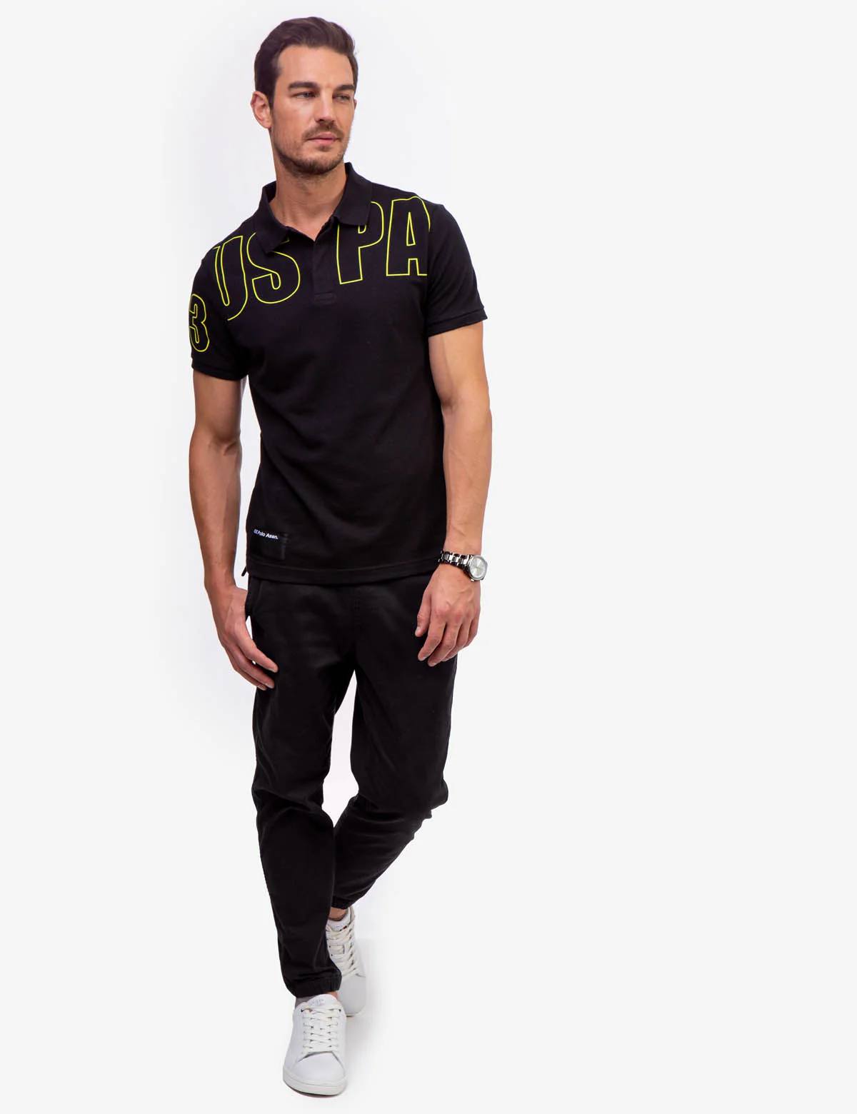USPA SOLID PIQUE POLO SHIRT - Image 7