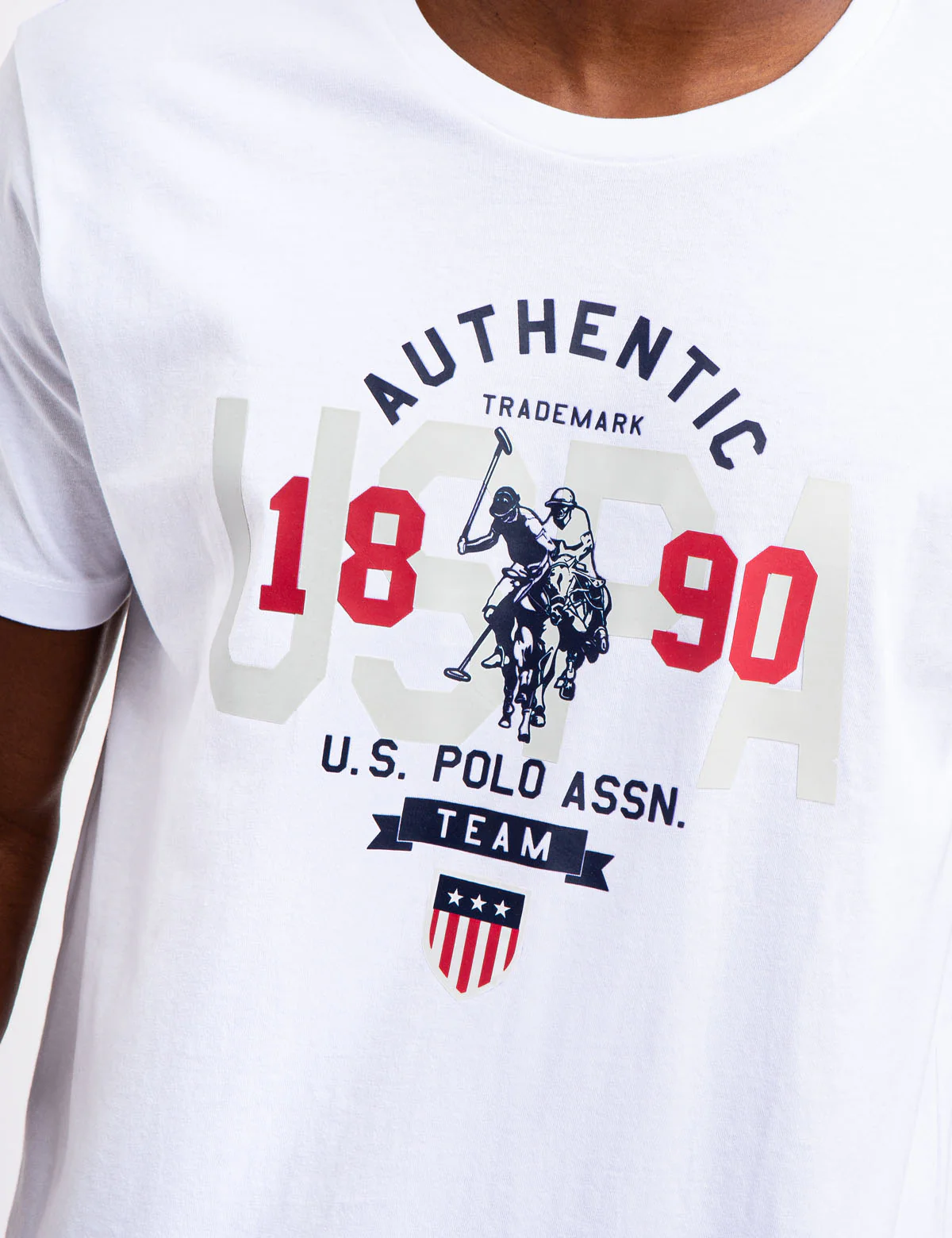 USPA TEAM GRAPHIC PRINT T-SHIRT - Image 2