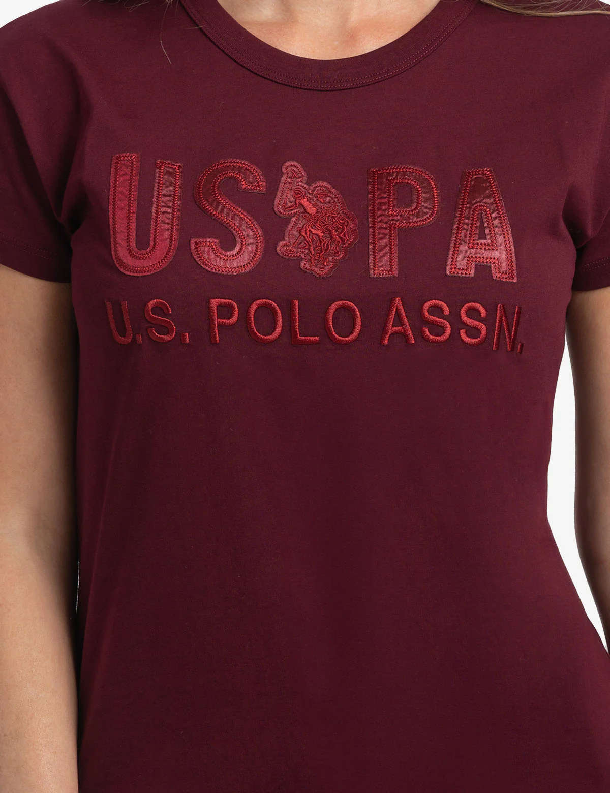 USPA TONAL APPLIQUE DROPPED SHOULDER T-SHIRT - Image 7