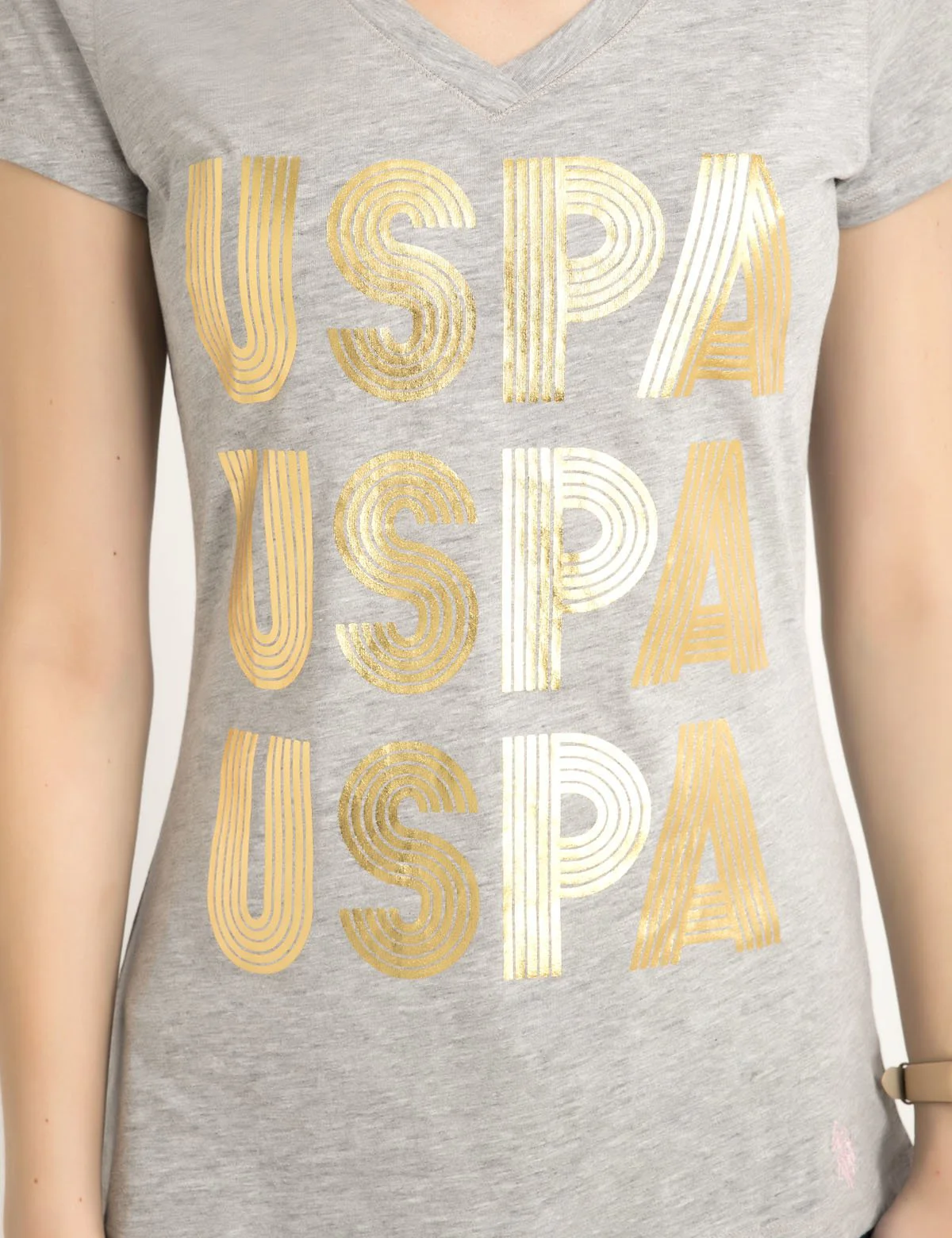 USPA TRIO V-NECK T-SHIRT - Image 9