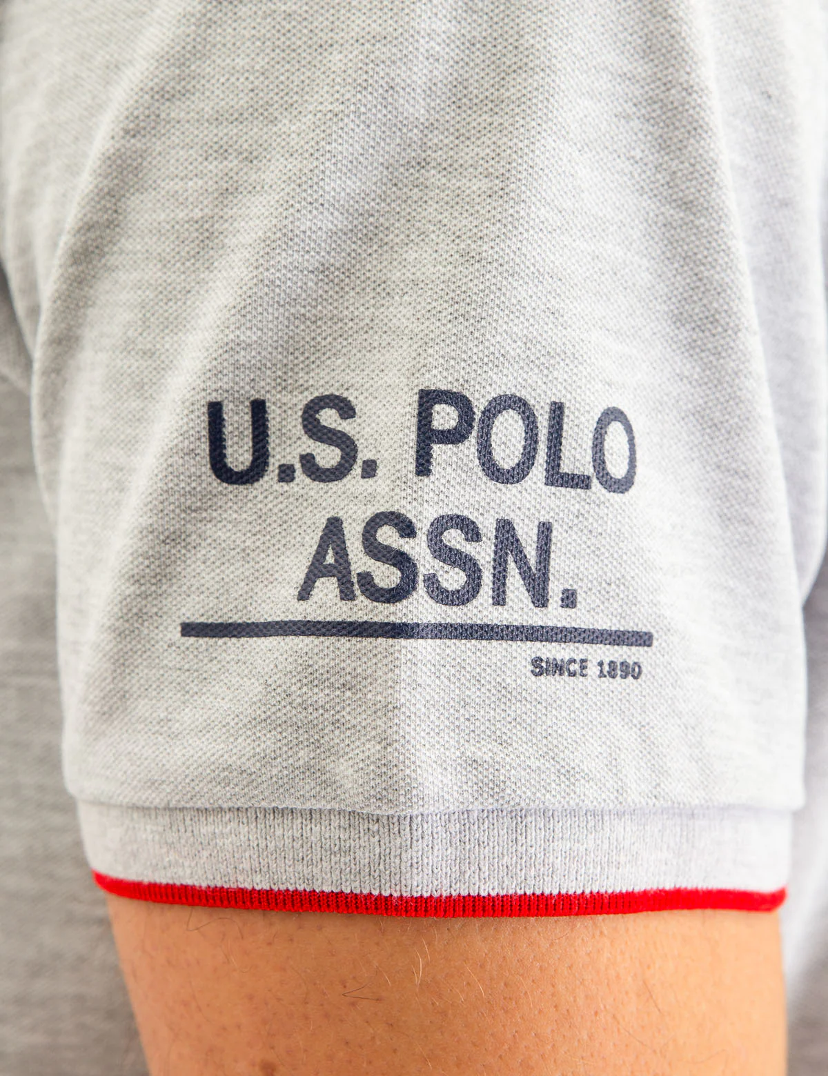 USA APPLIQUED LOGO POLO SHIRT - Image 3