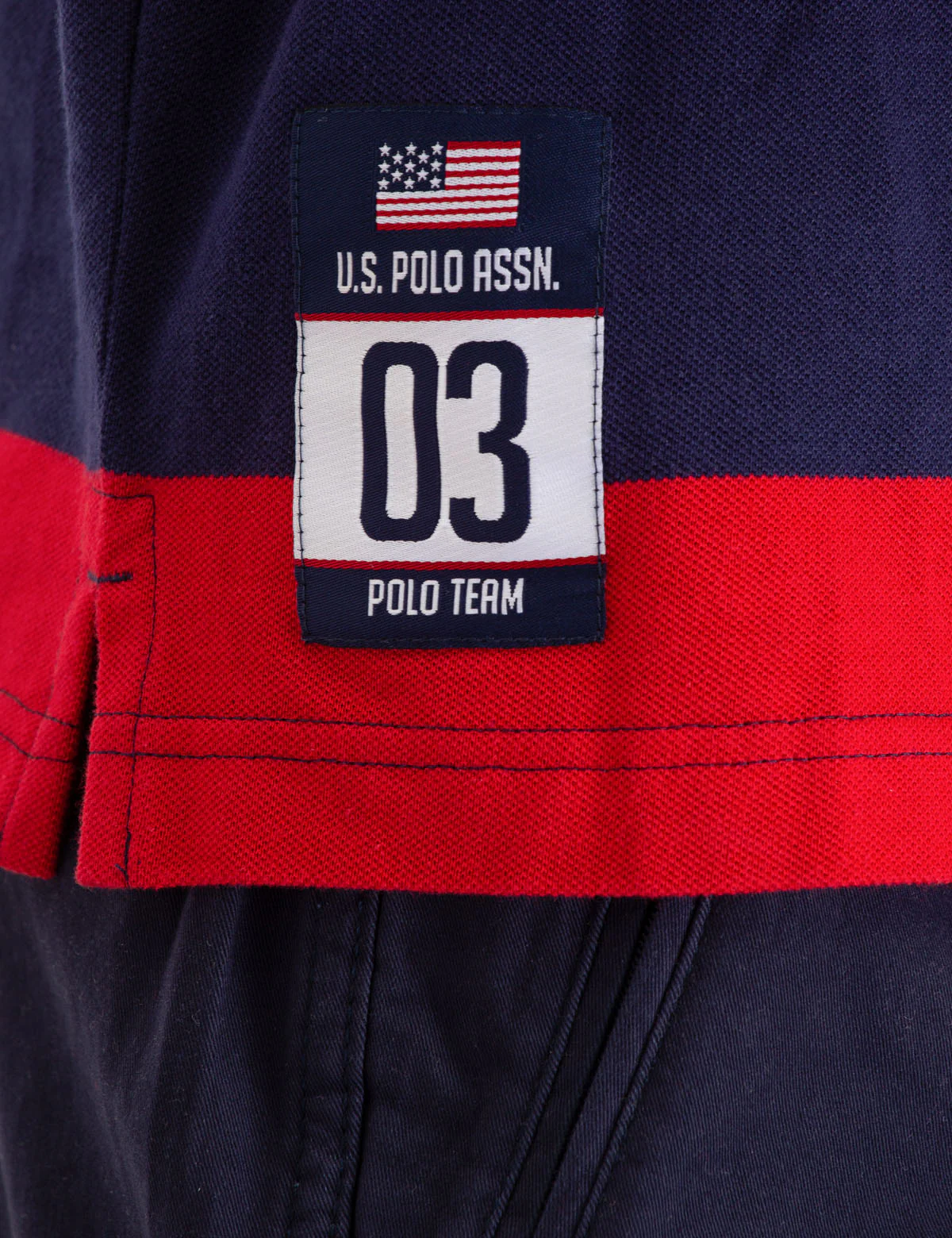 USPA VERITCAL RUGBY STRIPE POLO SHIRT - Image 6