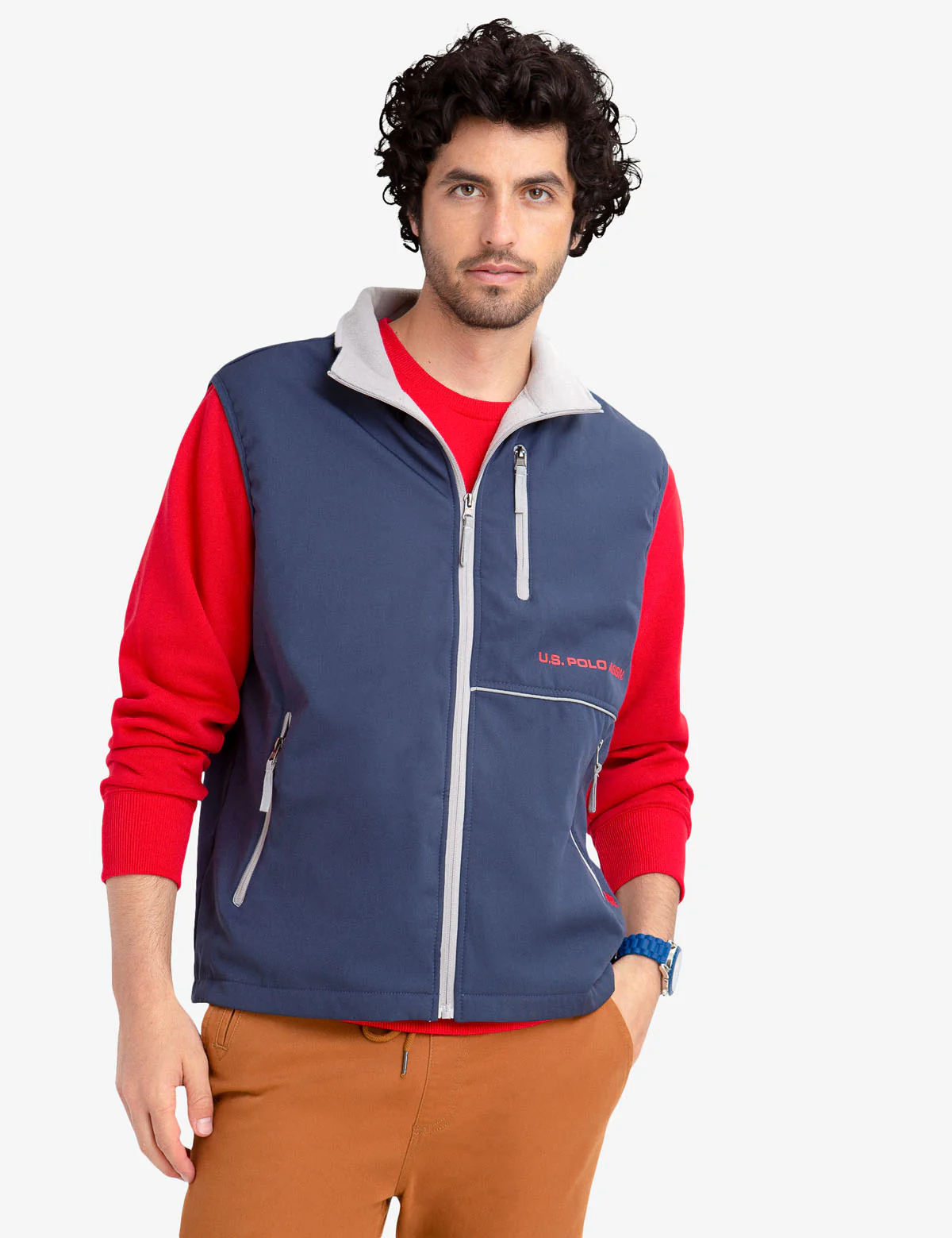 MESH LINED U.S. POLO ASSN. VEST