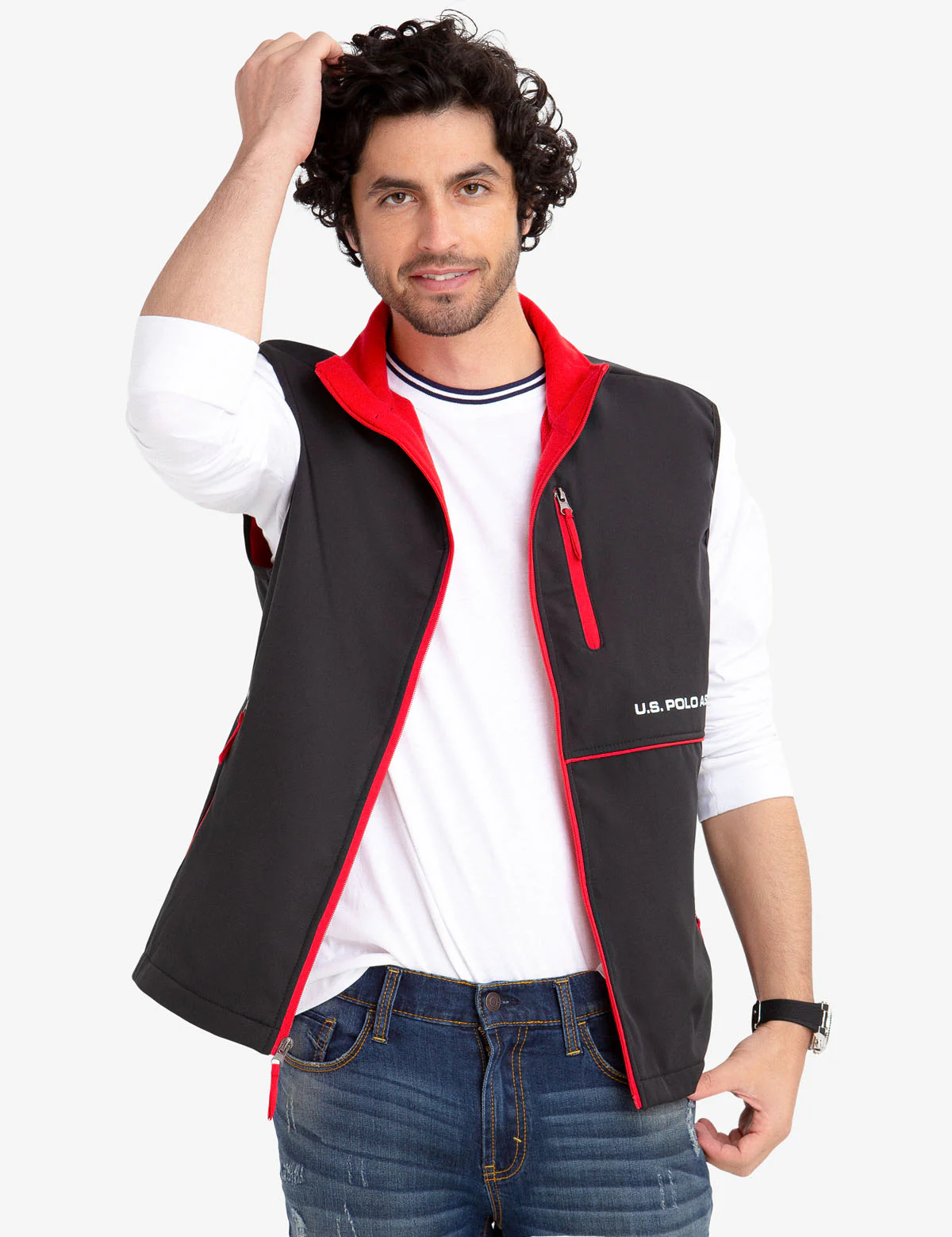 MESH LINED U.S. POLO ASSN. VEST - Image 6