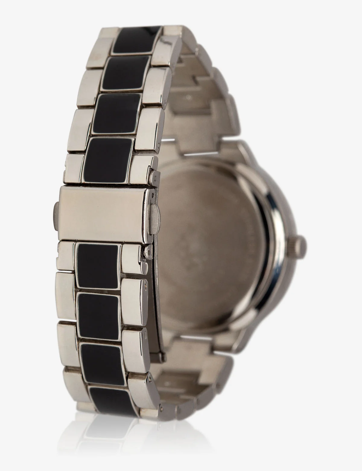 USPA WOMEN'S BLACK & SILVER TONE WATCH - Image 2