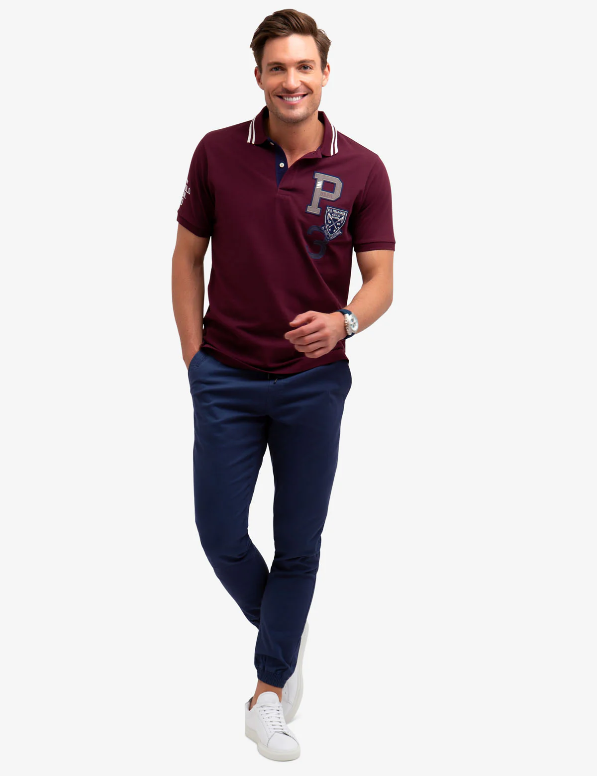 USPA LOGO PATCH POLO SHIRT - Image 6