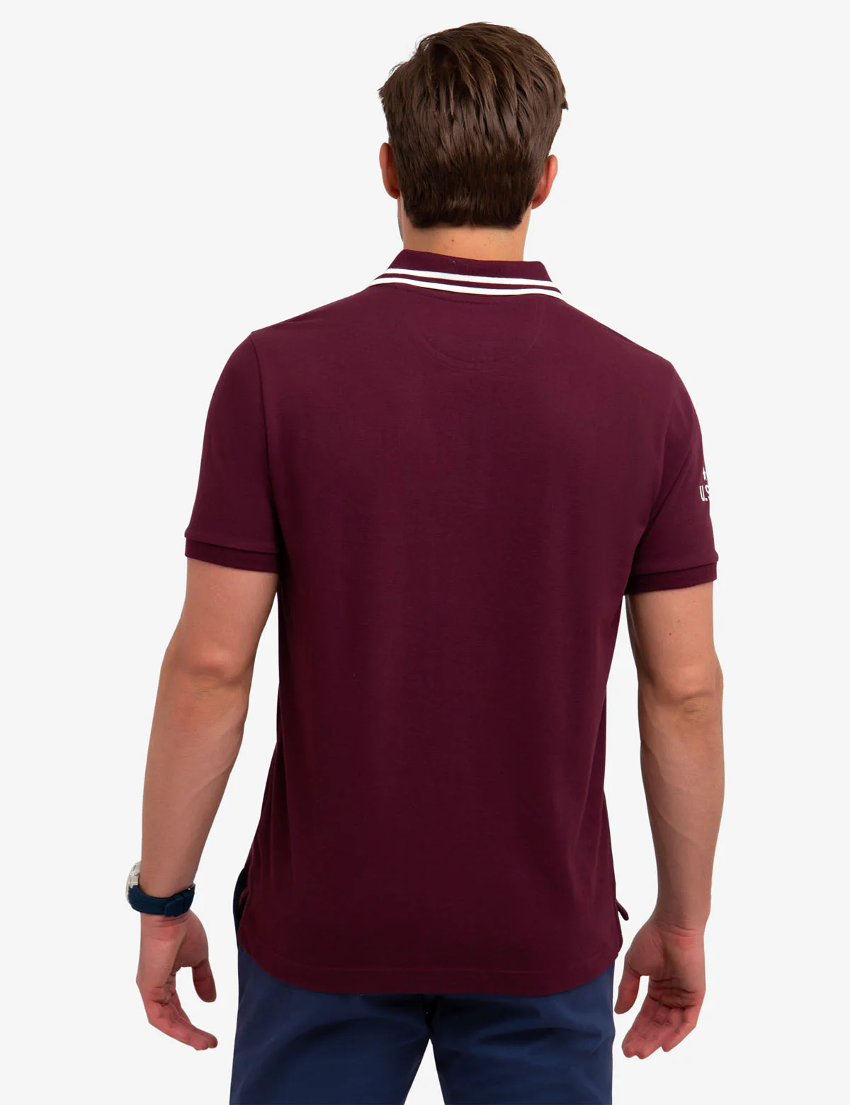 USPA LOGO PATCH POLO SHIRT - Image 8