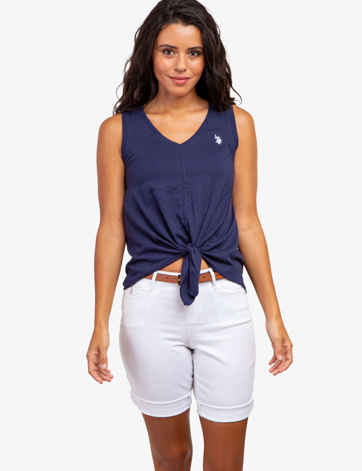 V-NECK FRONT TANK TOP - Image 5