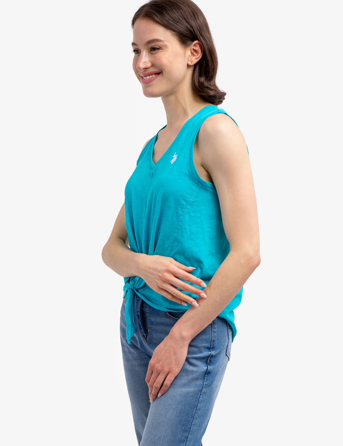 V-NECK FRONT TANK TOP - Image 7