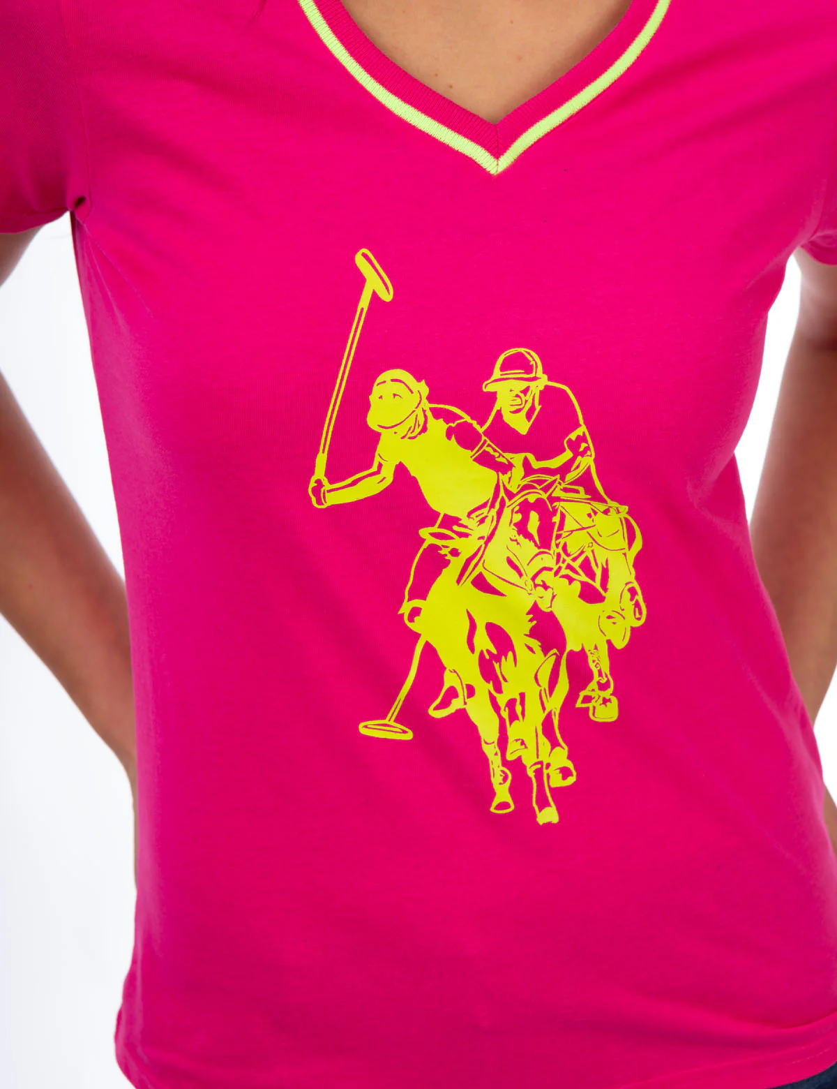 V-NECK LOGO T-SHIRT - Image 2