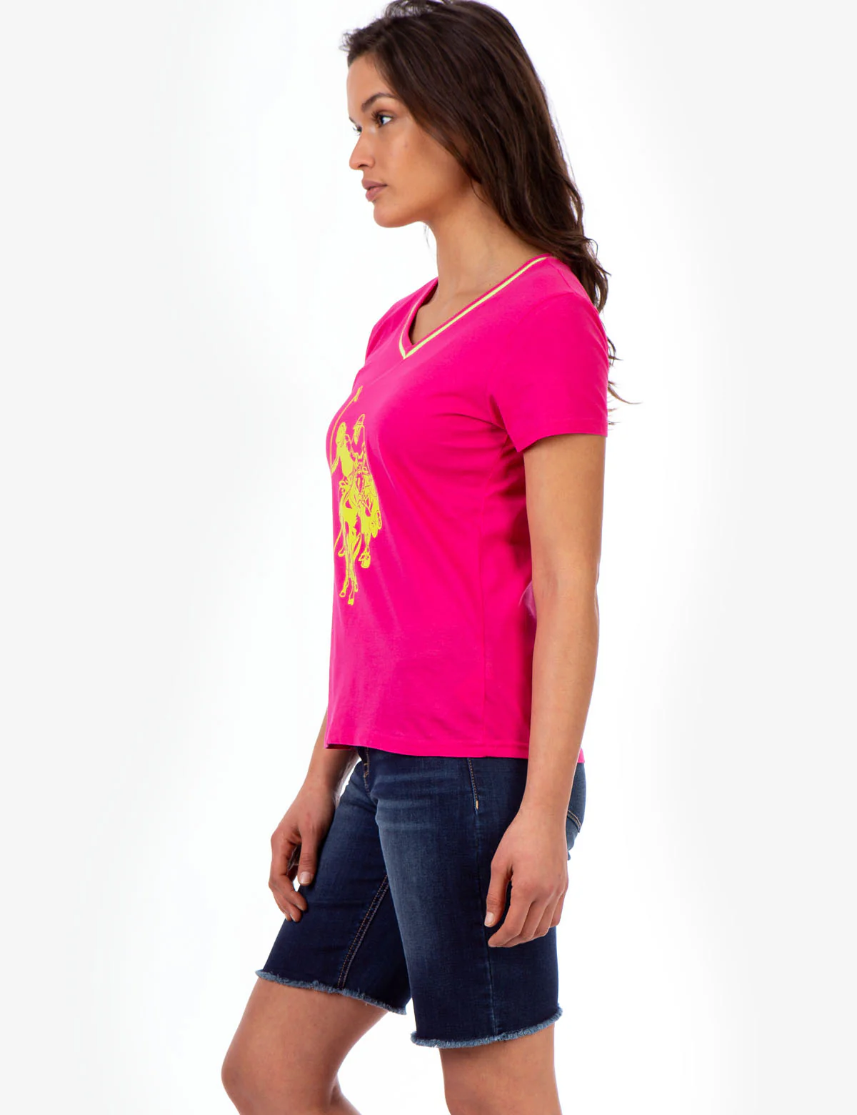 V-NECK LOGO T-SHIRT - Image 3