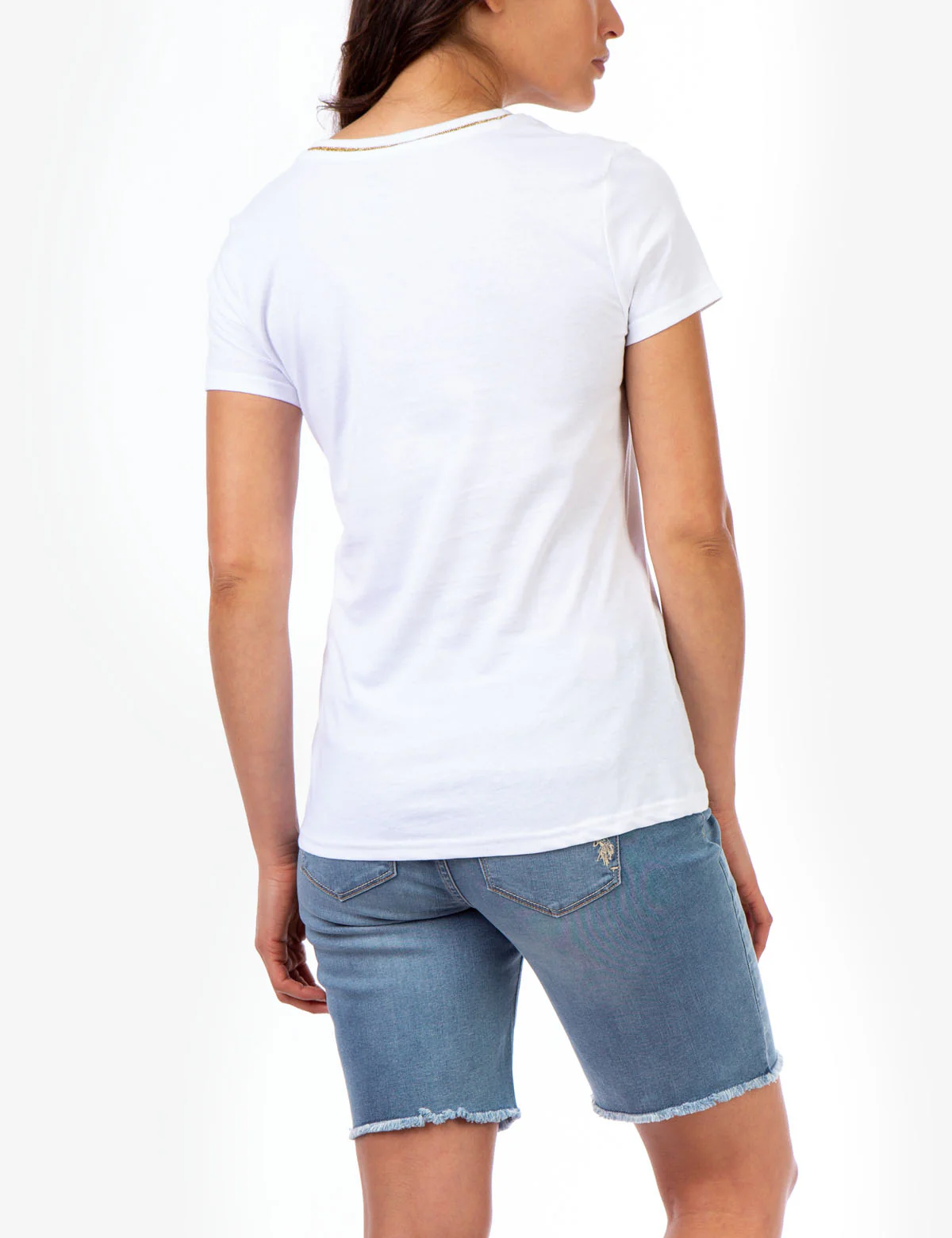 V-NECK LOGO T-SHIRT - Image 8