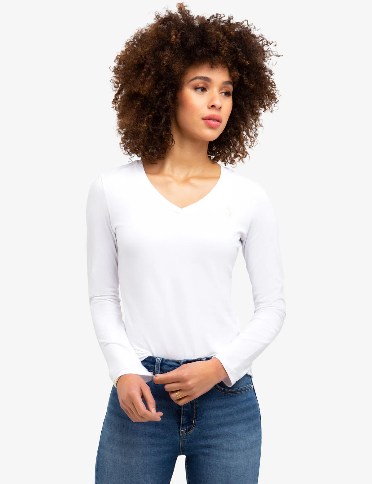 ESSENTIAL V-NECK T-SHIRT - Image 3