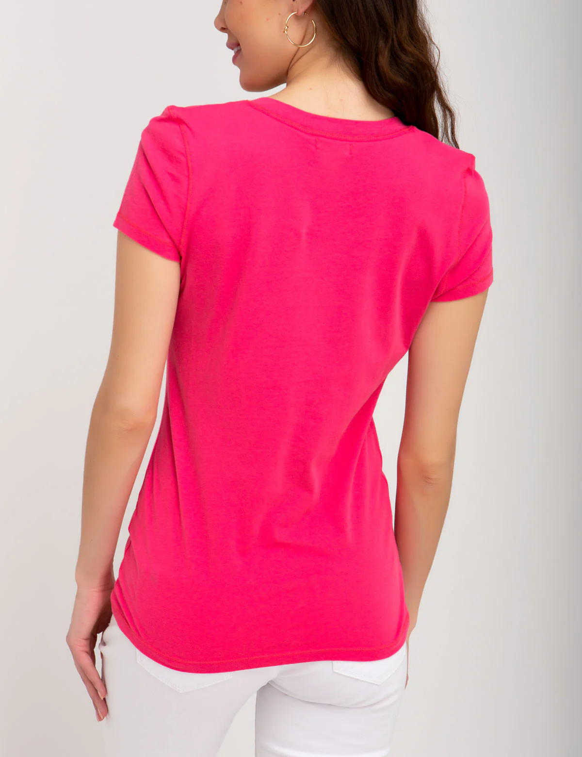 V NECK T-SHIRT - Image 3