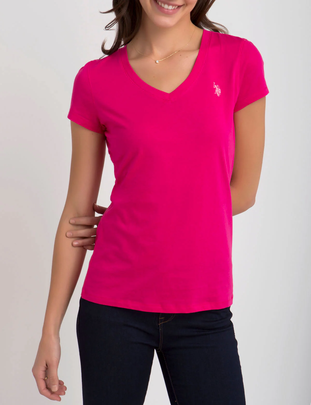 V NECK T-SHIRT - Image 4
