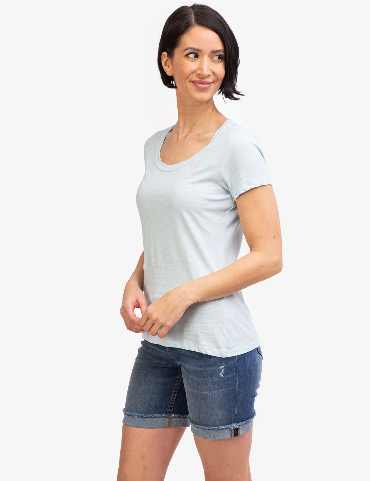 SCOOP NECK T-SHIRT - Image 3
