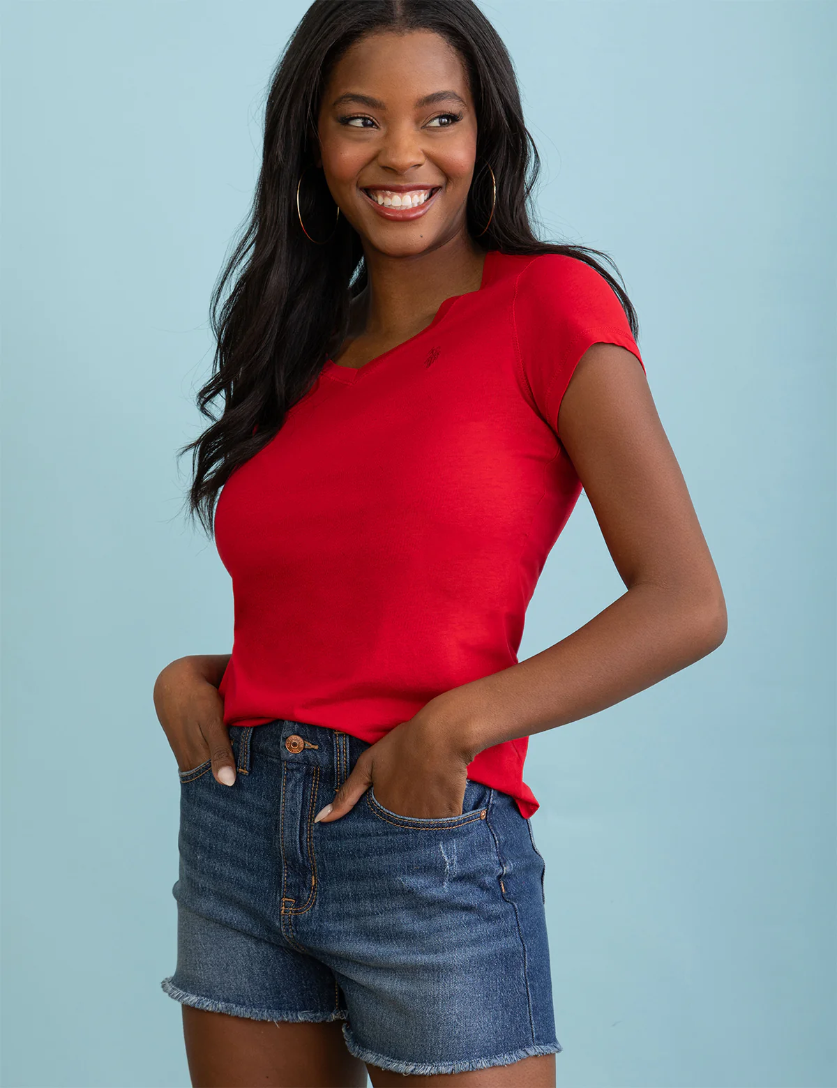 V-NECK T-SHIRT - Image 23
