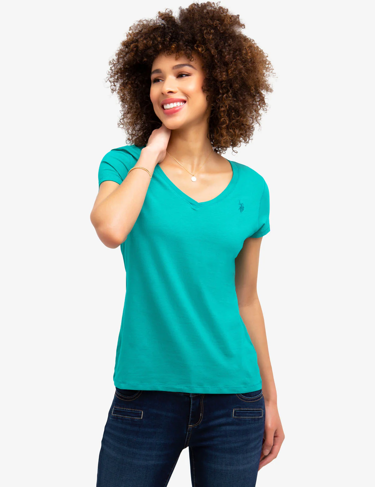 V-NECK T-SHIRT - Image 2