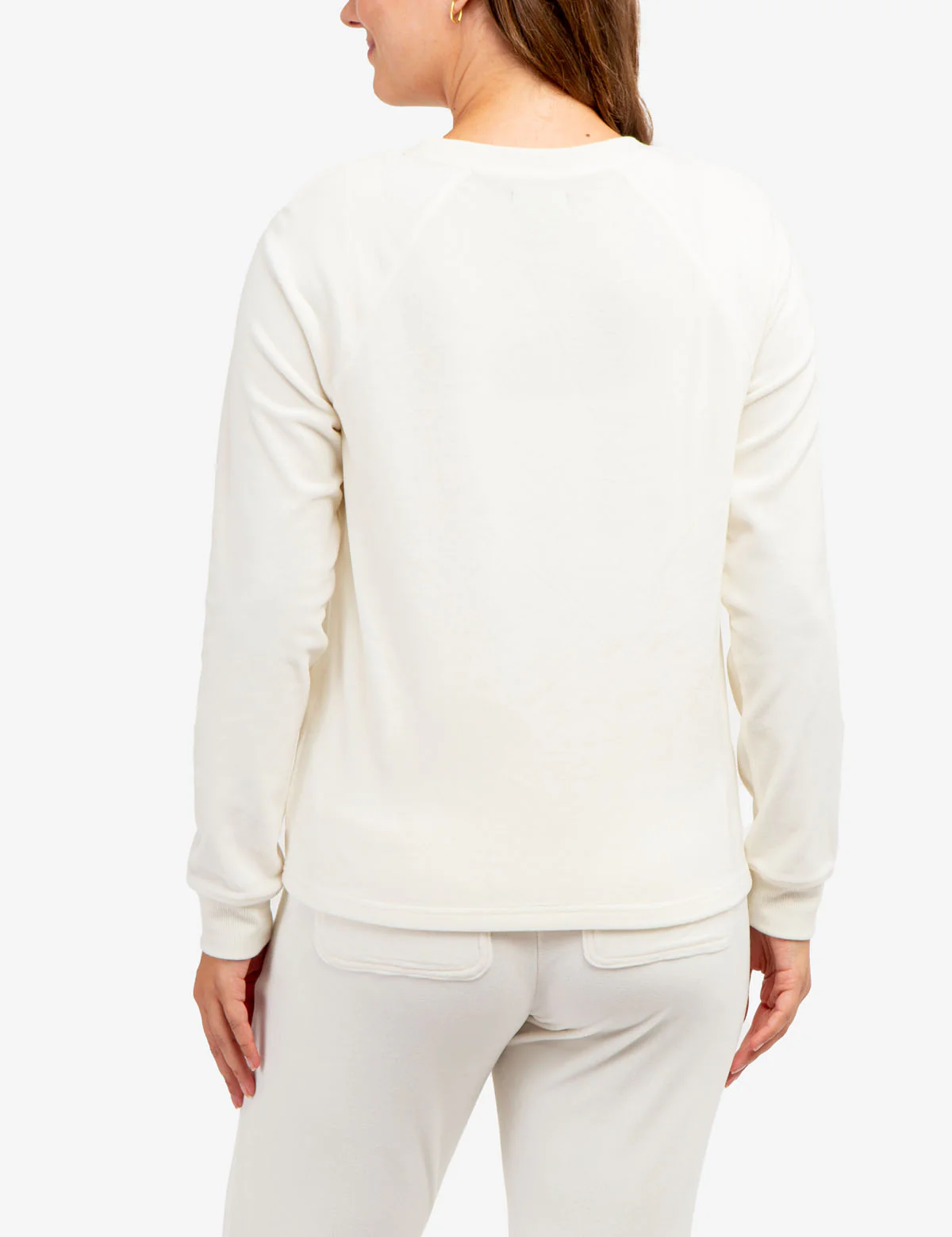 VELOUR LOGO CREW NECK PULLOVER - Image 4