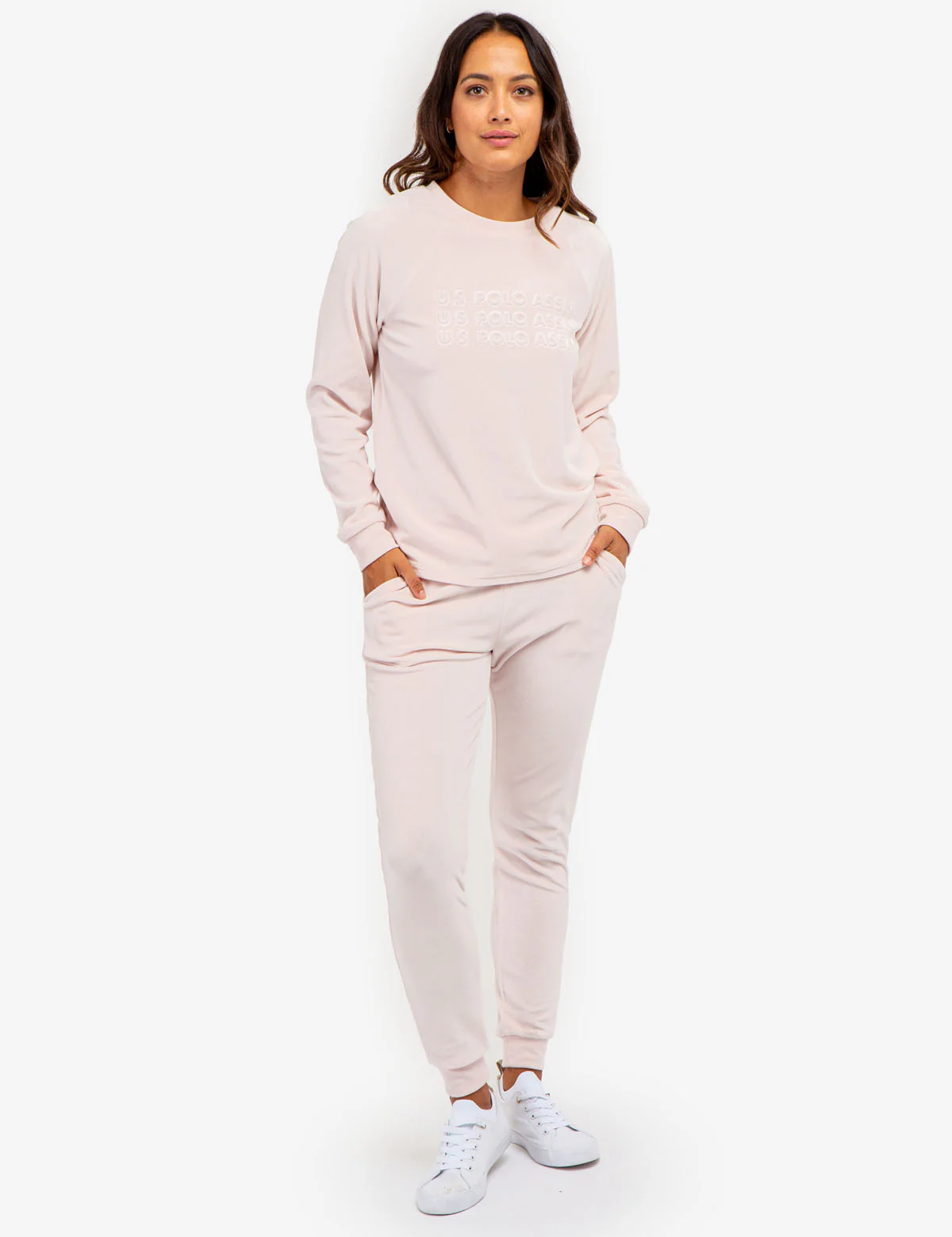 VELOUR LOGO CREW NECK PULLOVER - Image 7