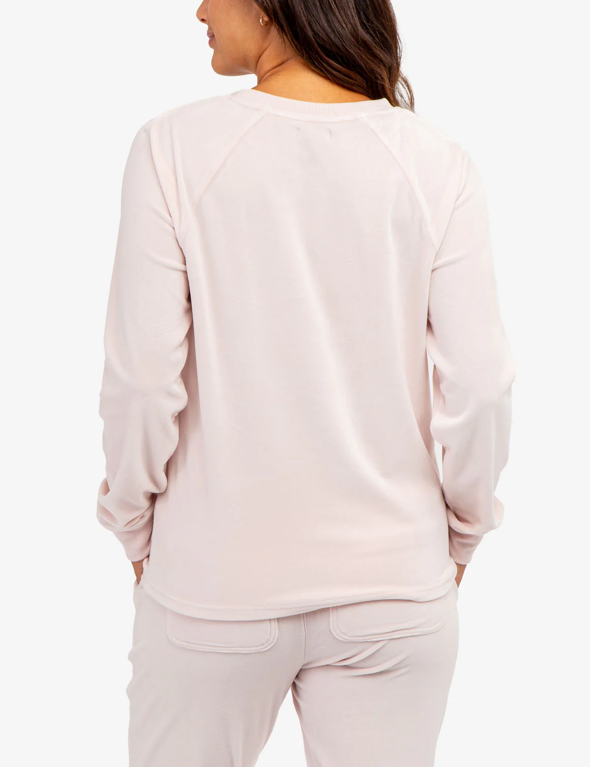 VELOUR LOGO CREW NECK PULLOVER - Image 8