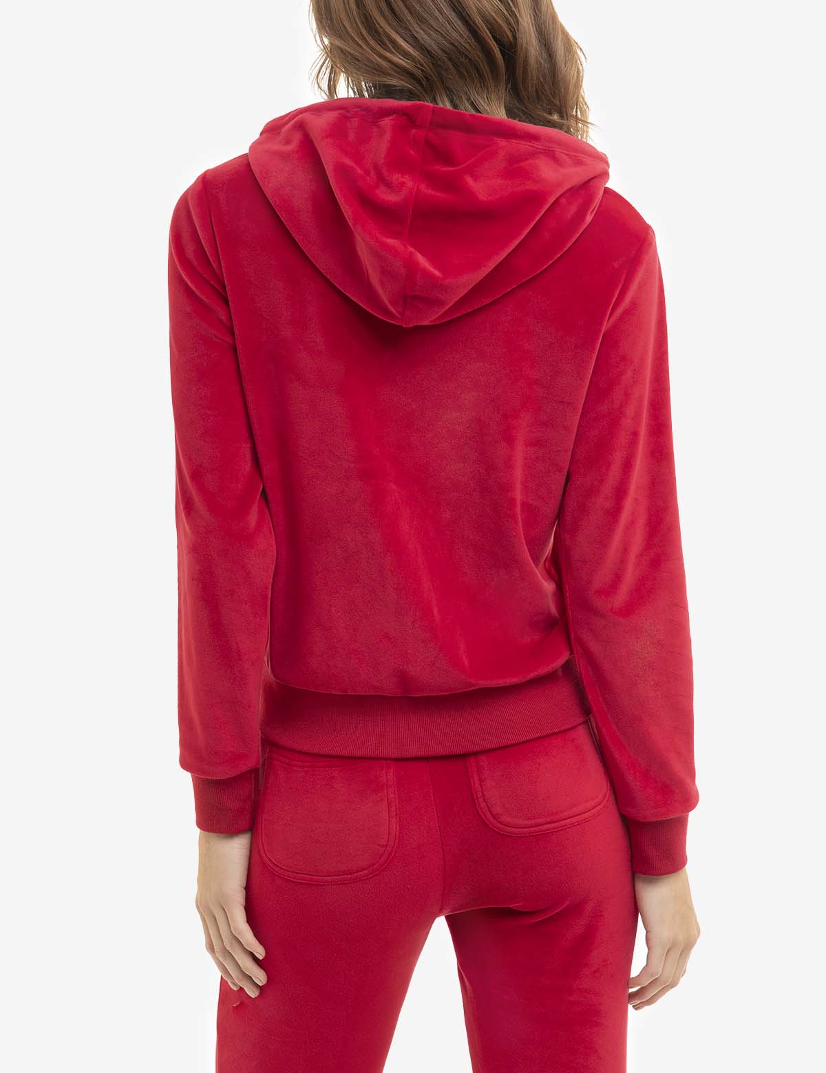 VELOUR ZIP UP HOODIE - Image 6