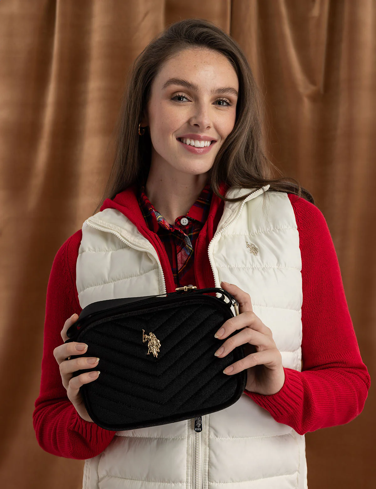 VELVET CROSSBODY BAG