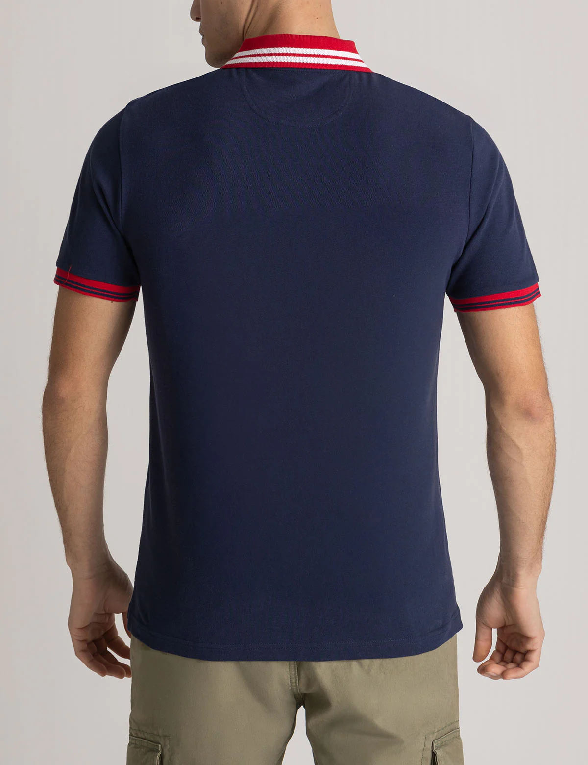 VERTICAL COLORBLOCK PIQUE POLO SHIRT - Image 5