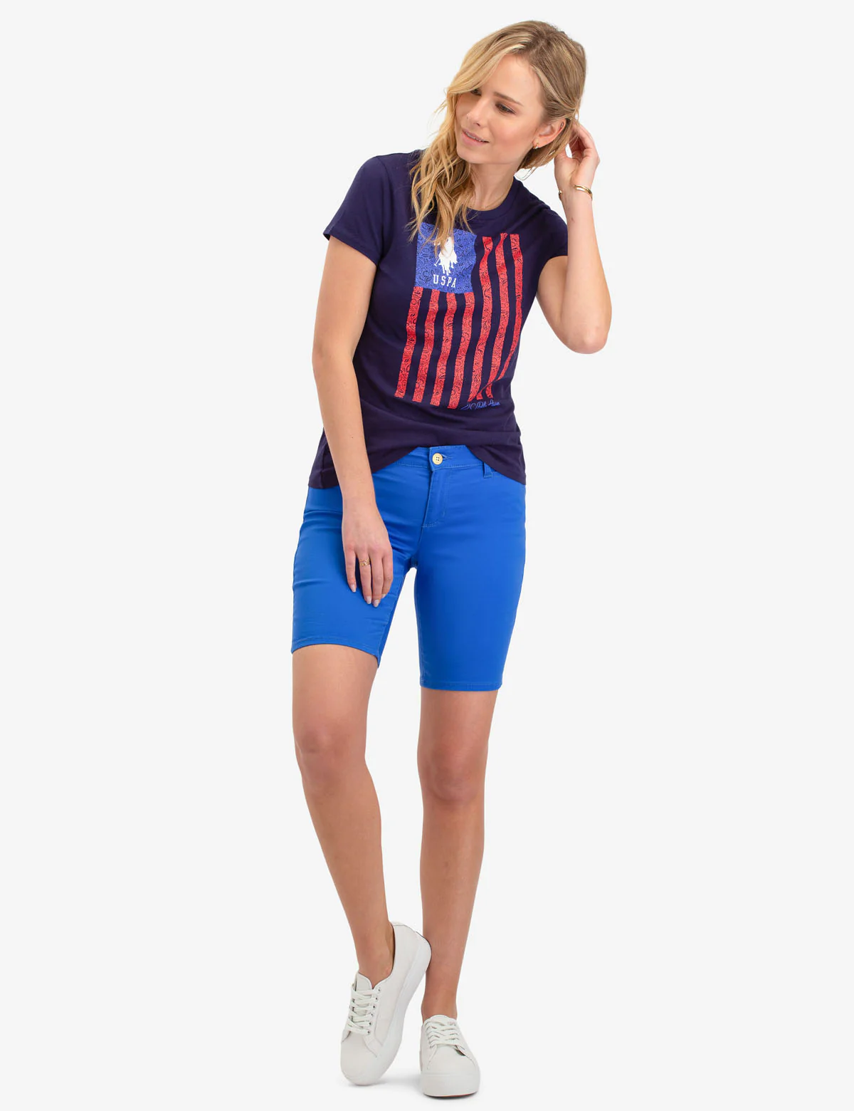 VERTICAL FLAG GRAPHIC T-SHIRT - Image 2