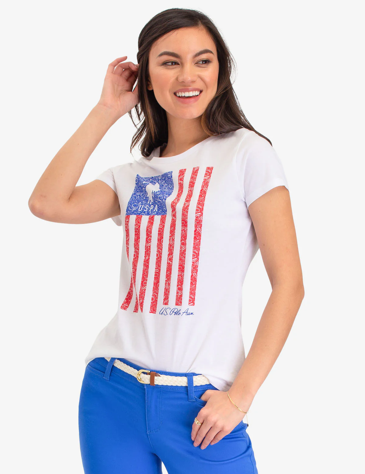 VERTICAL FLAG GRAPHIC T-SHIRT - Image 4