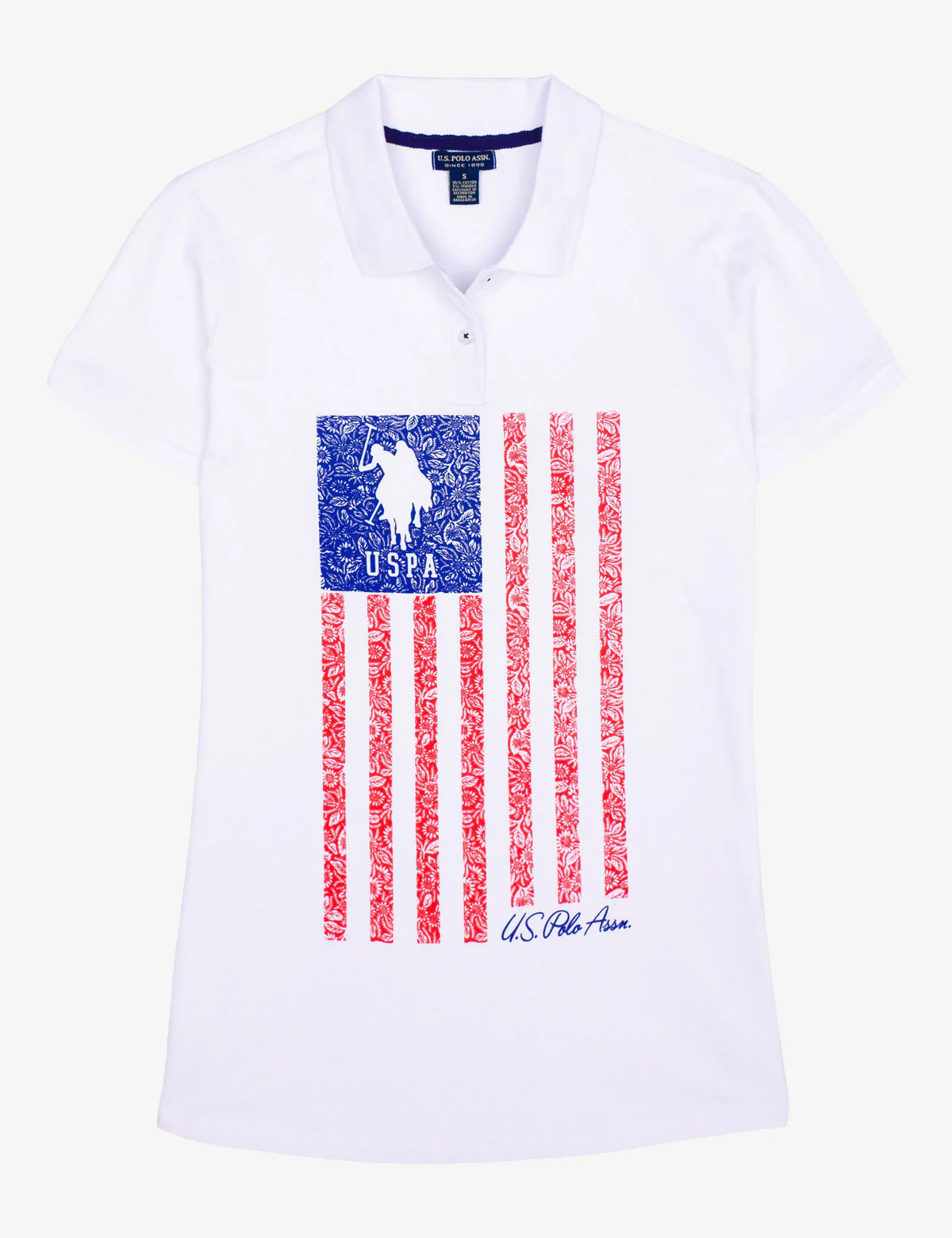 VERTICAL FLAG POLO SHIRT