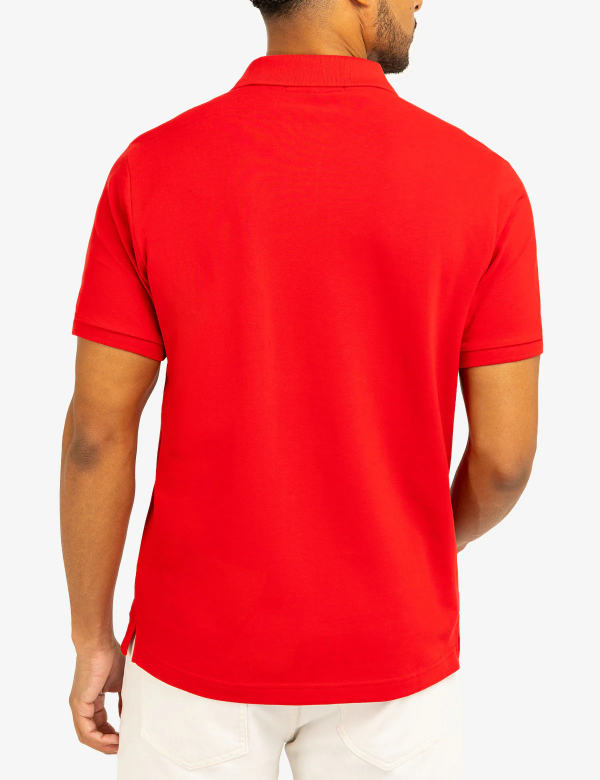 VERTICAL SASH COLOR BLOCK PIQUE POLO SHIRT - Image 10
