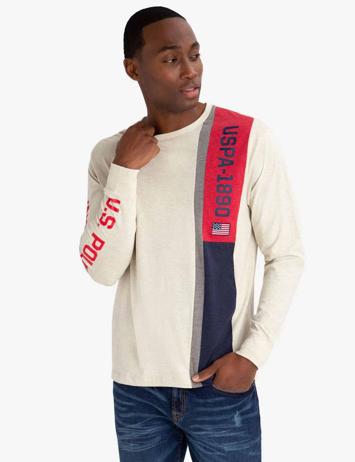VERTICAL STRIPE LONG SLEEVE T-SHIRT - Image 5