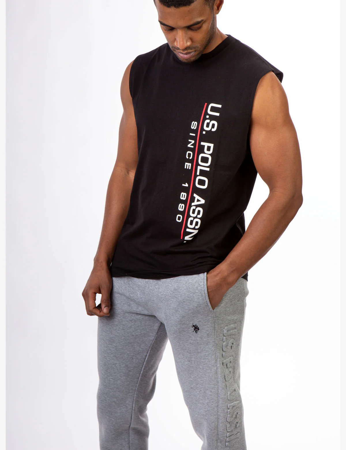 VERTICAL WORDMARK MUSCLE TANK - Image 16