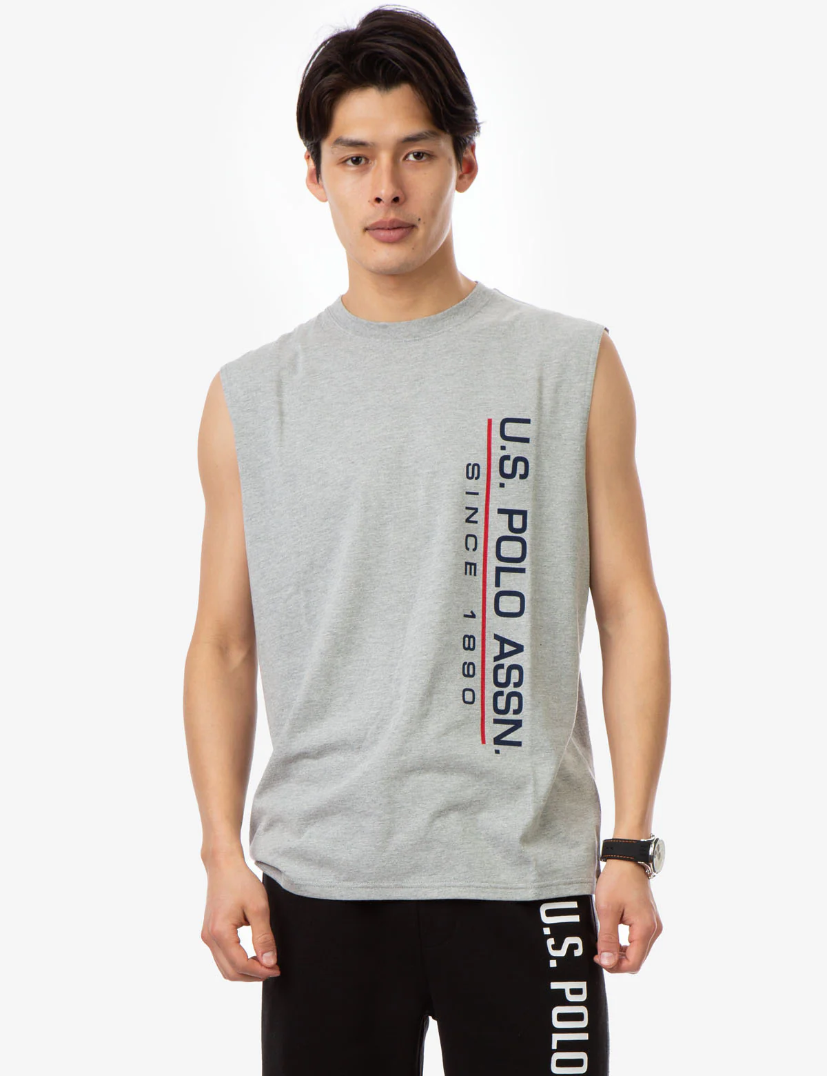 VERTICAL WORDMARK MUSCLE TANK - Image 2