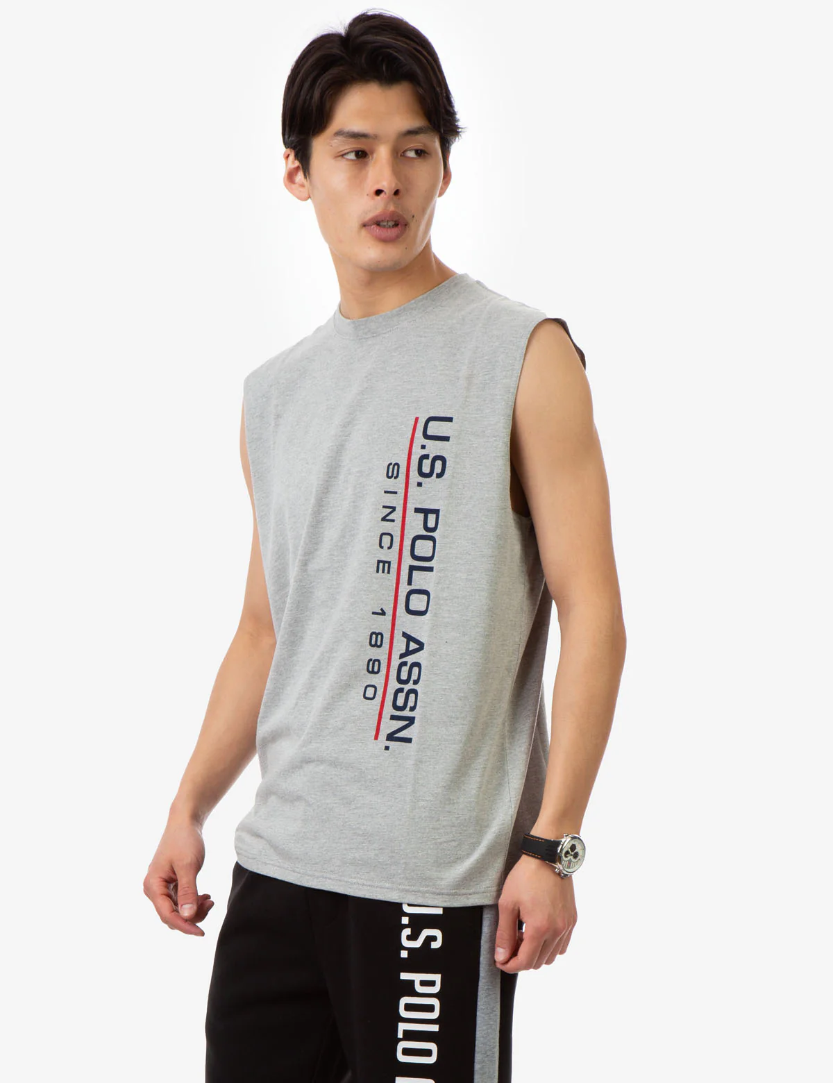 VERTICAL WORDMARK MUSCLE TANK - Image 6