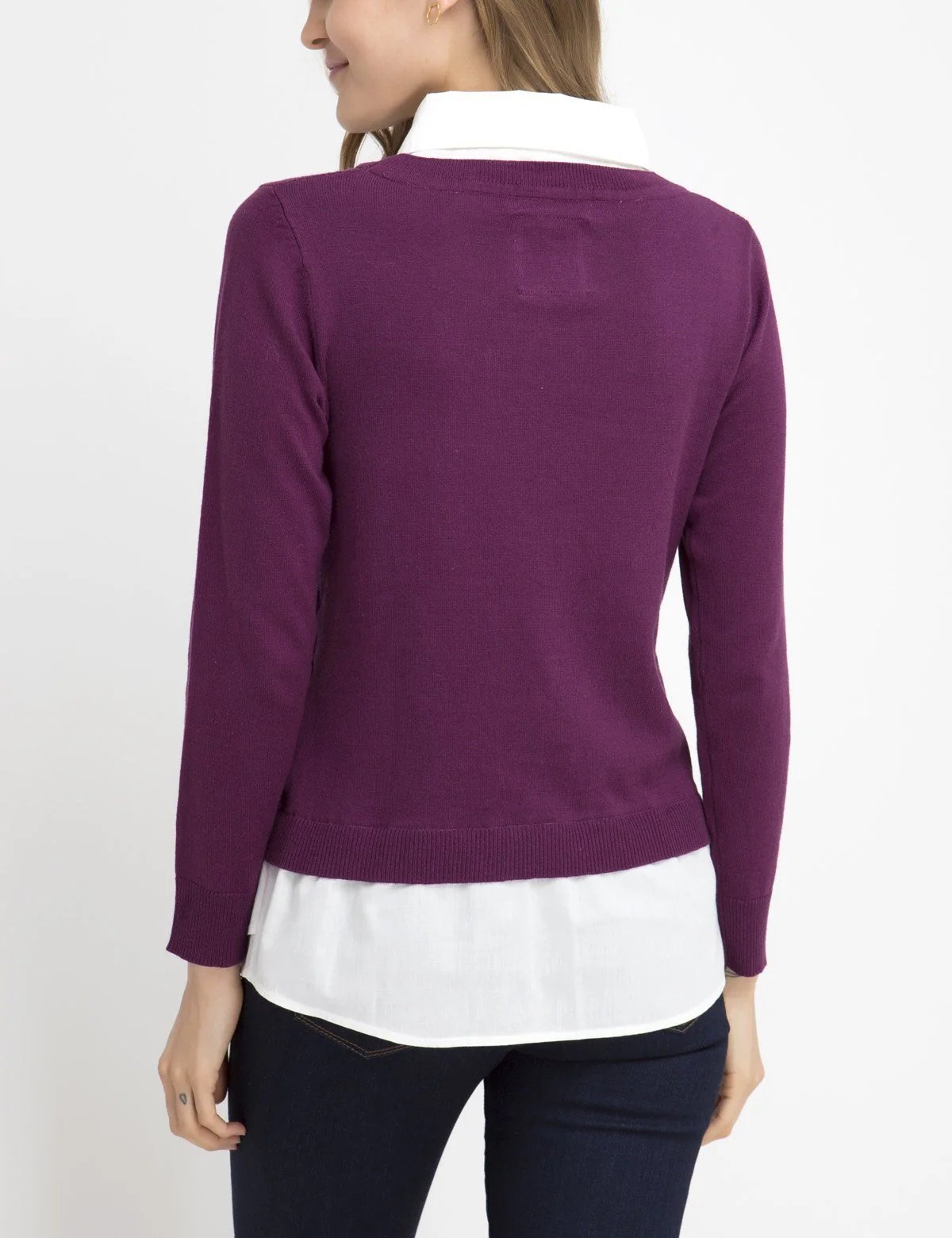 WAFFLE TWOFER SWEATER - Image 3