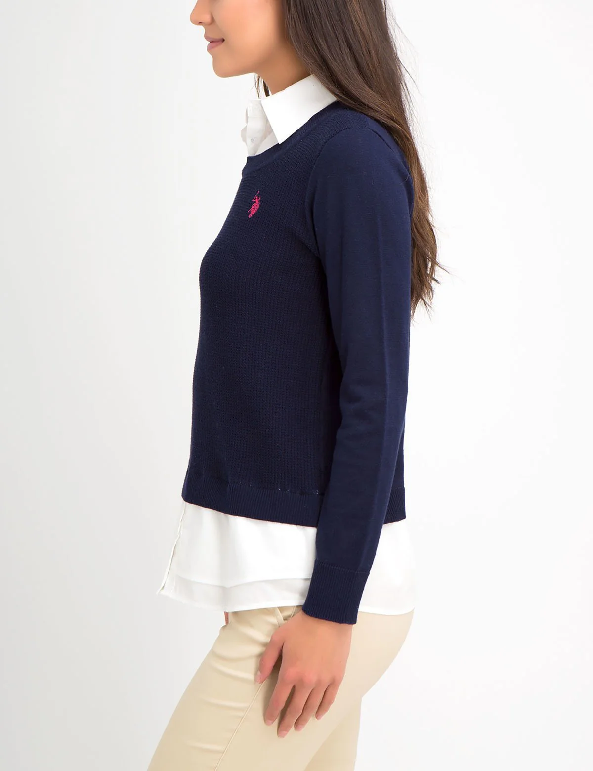 WAFFLE TWOFER SWEATER - Image 4