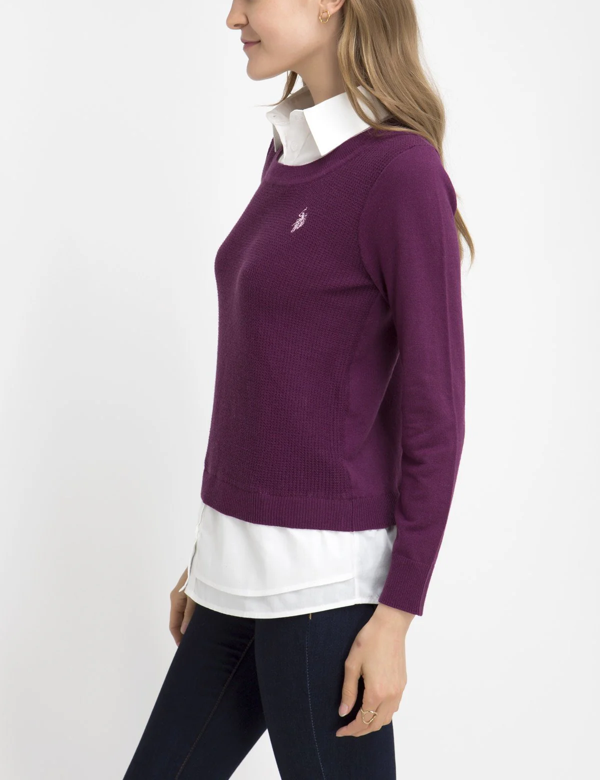 WAFFLE TWOFER SWEATER - Image 7