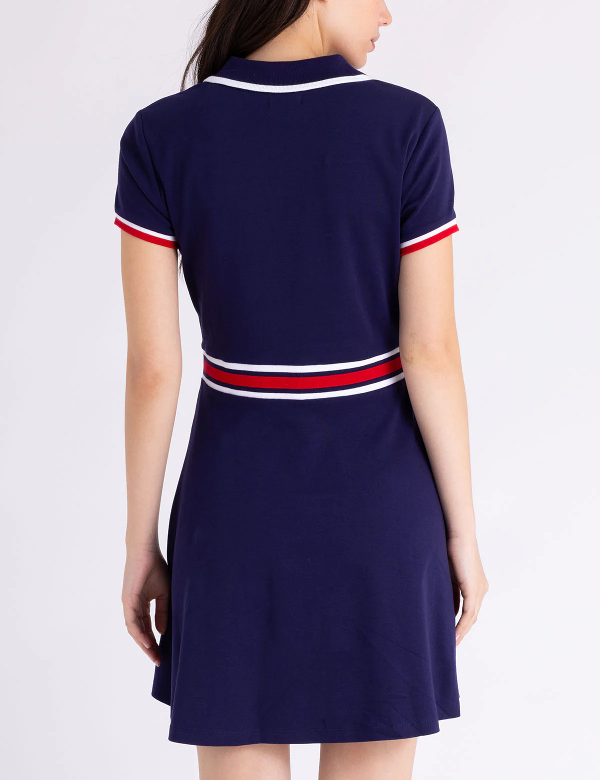 WAIST STRIPE TIPPED POLO DRESS - Image 4