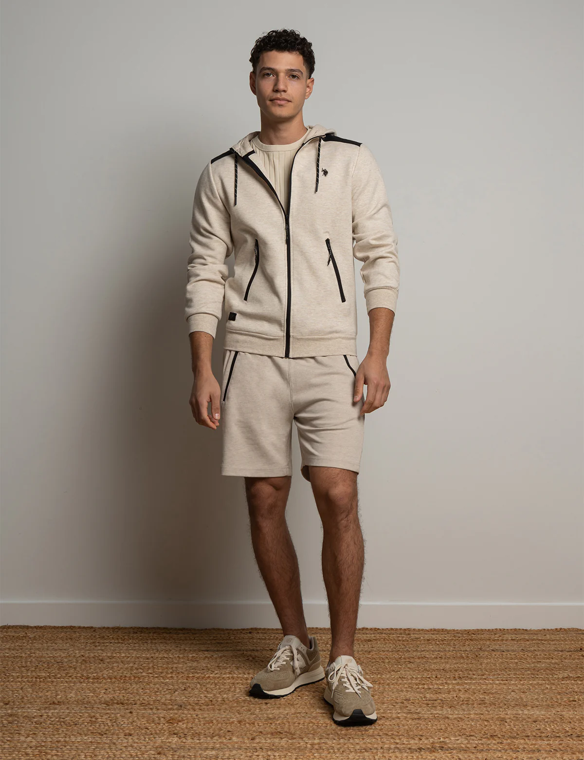 WHITE LABEL BONDED INTERLOCK JOGGER SHORTS - Image 2