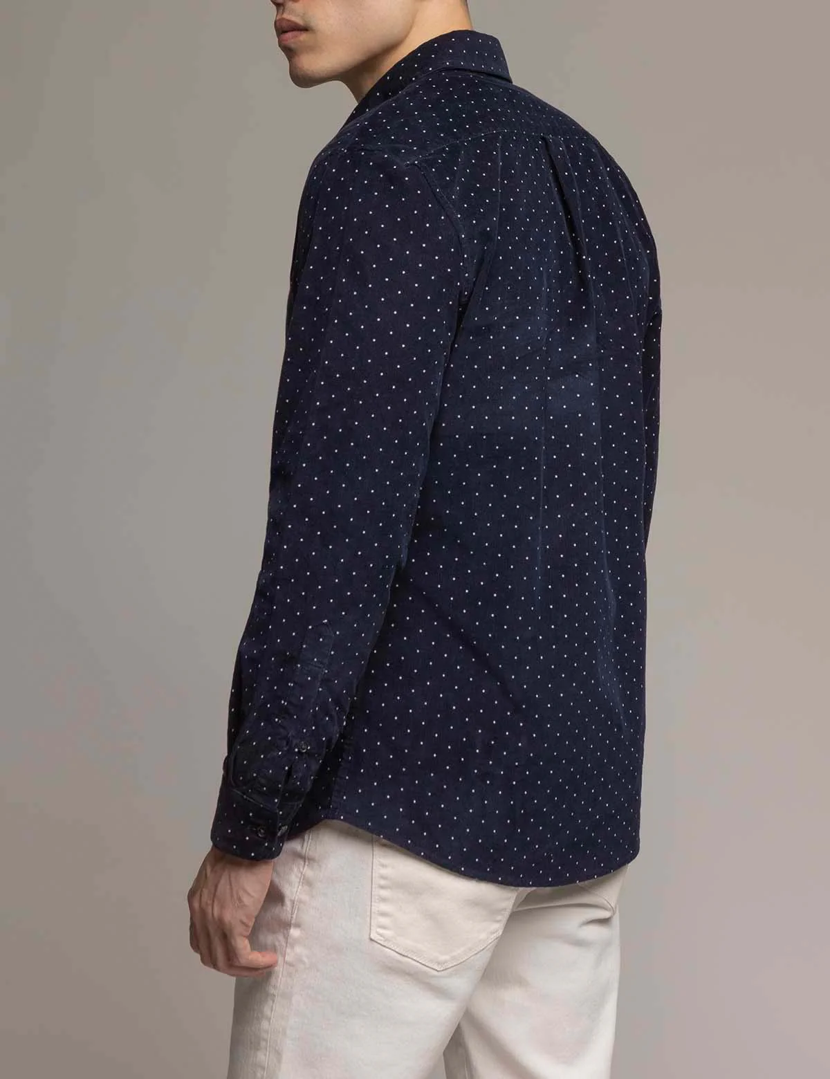 WHITE LABEL DOT CORDUROY SHIRT - Image 5
