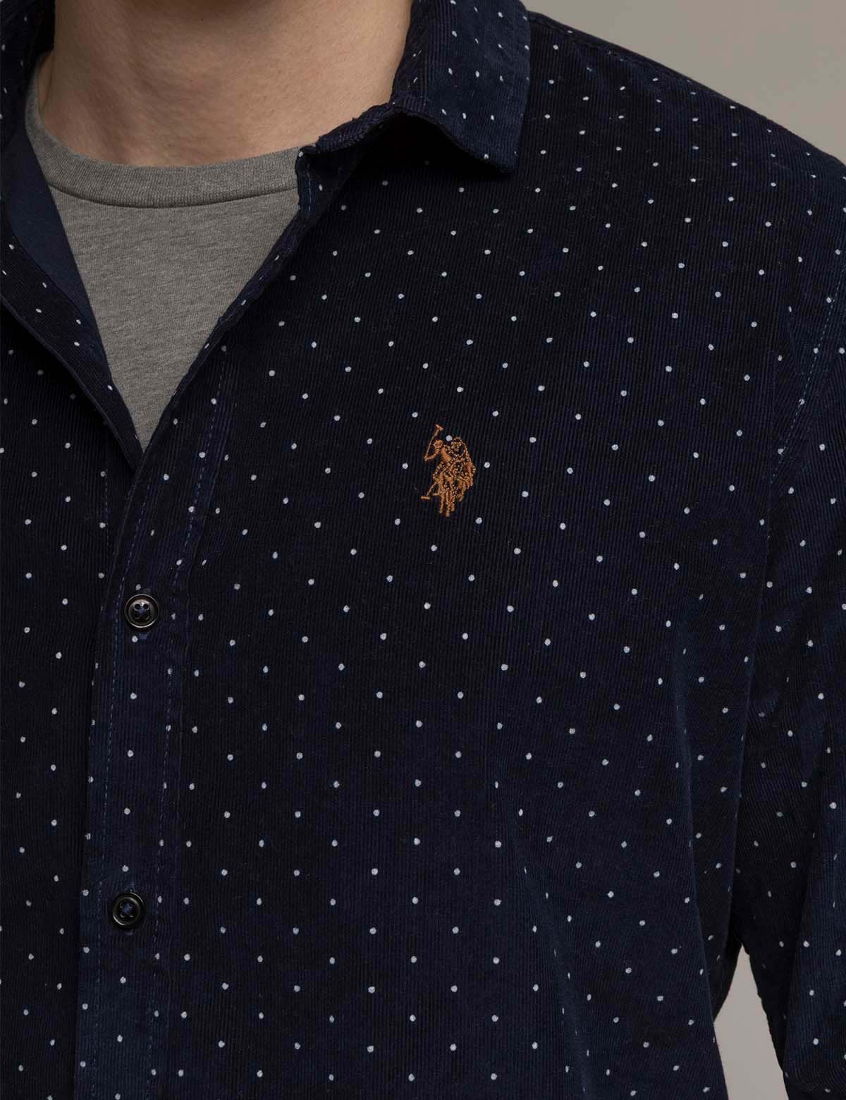 WHITE LABEL DOT CORDUROY SHIRT - Image 6