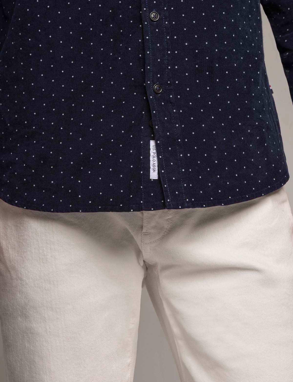WHITE LABEL DOT CORDUROY SHIRT - Image 7