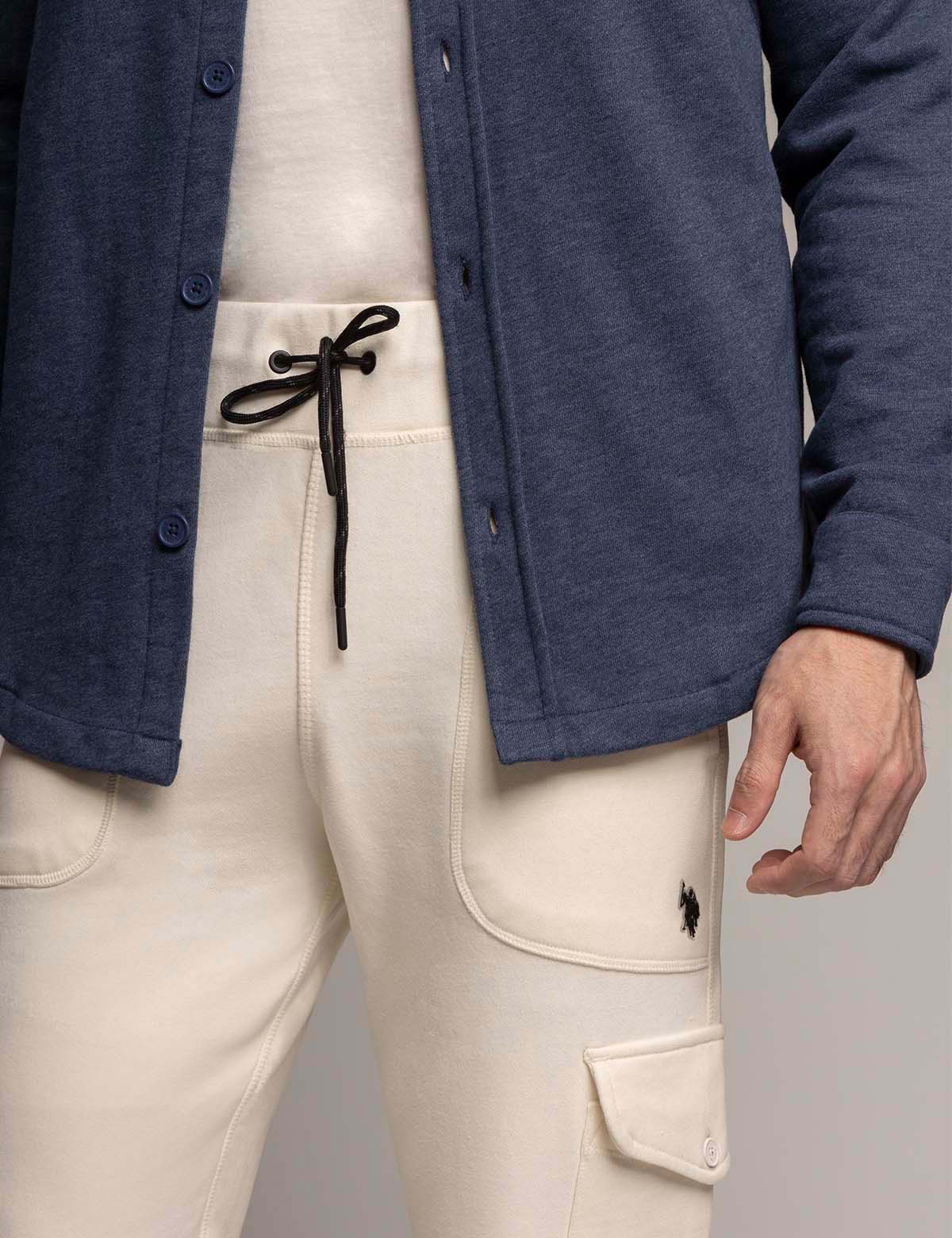 WHITE LABEL FRENCH TERRY CARGO JOGGERS - Image 4