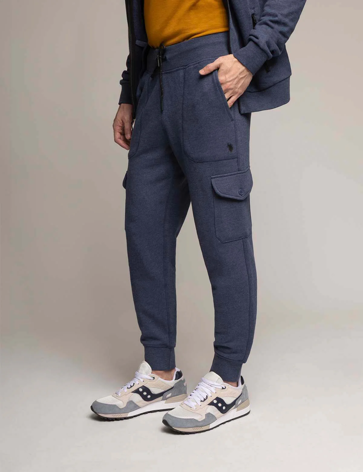 WHITE LABEL FRENCH TERRY CARGO JOGGERS - Image 8